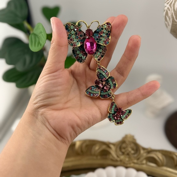 Multicolor Butterfly Brooch & Pendant ✨ - Picture 9 of 10